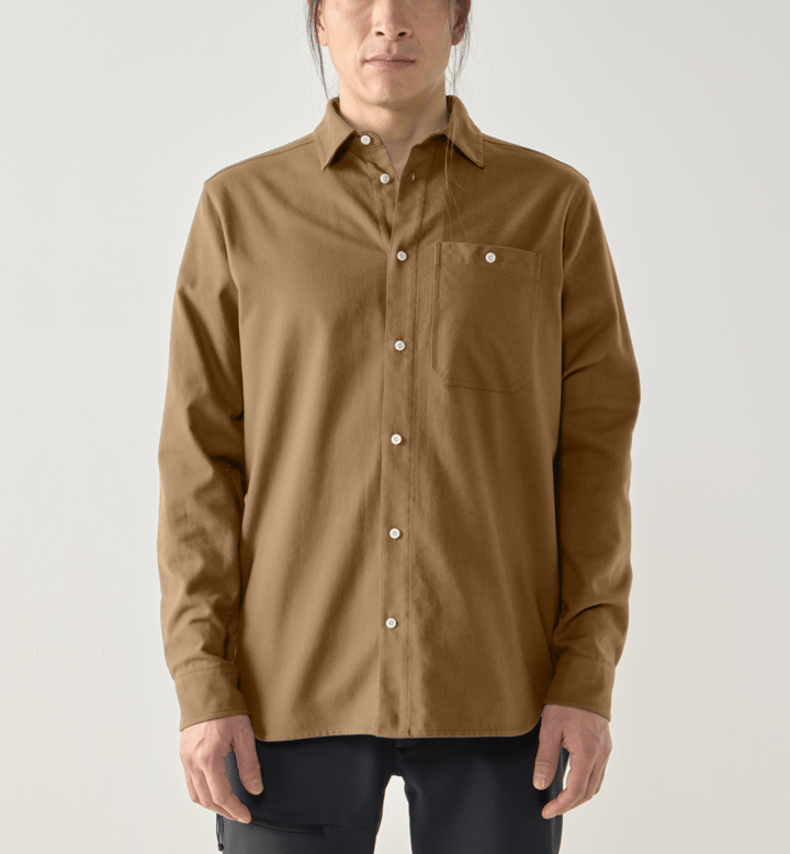 Haglöfs Men's Virke Flannel Shirt Teak Brown Haglöfs
