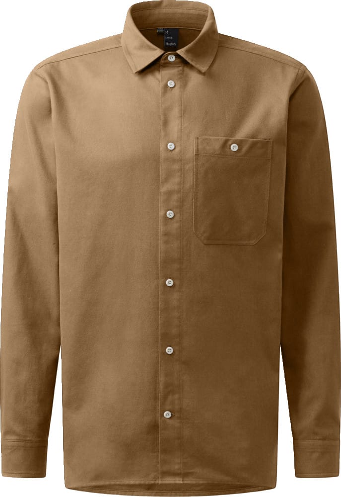 Haglöfs Men's Virke Flannel Shirt Teak Brown Haglöfs