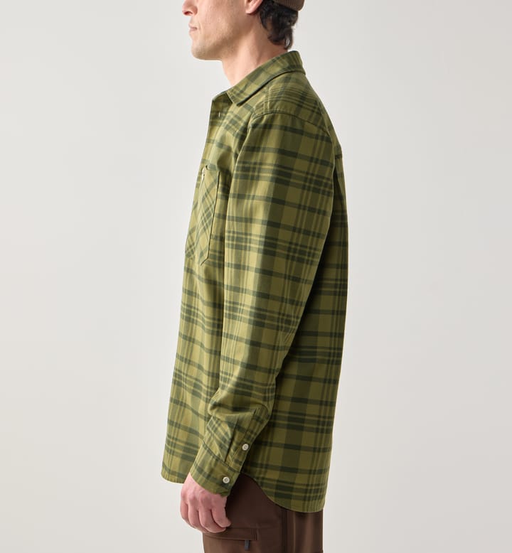 Haglöfs Men's Virke Flannel Shirt Seaweed Green/olive Green Haglöfs