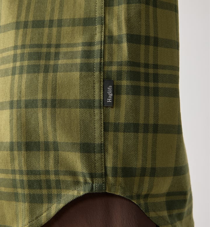 Haglöfs Men's Virke Flannel Shirt Seaweed Green/olive Green Haglöfs