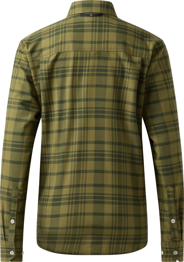 Haglöfs Women’s Virke Flannel Shirt Seaweed Green/olive Green Haglöfs