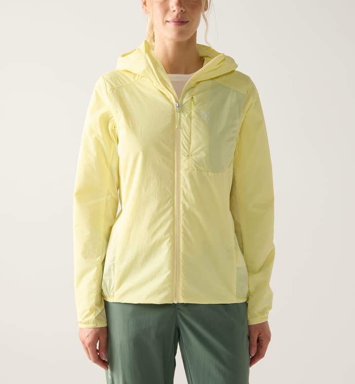 Haglöfs Women's L.I.M Mimic Barrier Hood  Yellow Rise Haglöfs