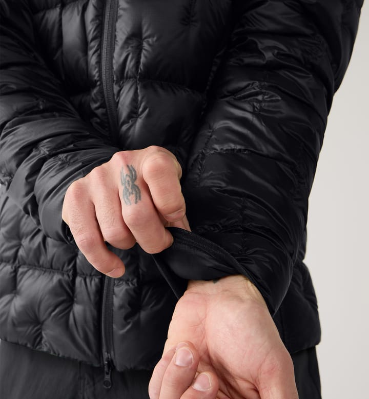 Haglöfs Men's Hede Down Hood True Black Haglöfs