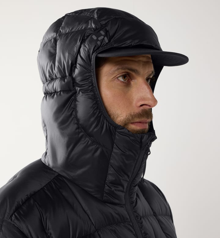 Haglöfs Men's Hede Down Hood True Black Haglöfs