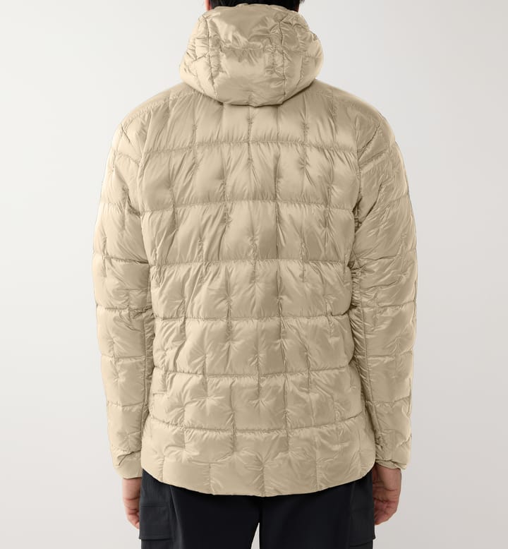 Haglöfs Men's Hede Down Hood Chalk Beige Haglöfs