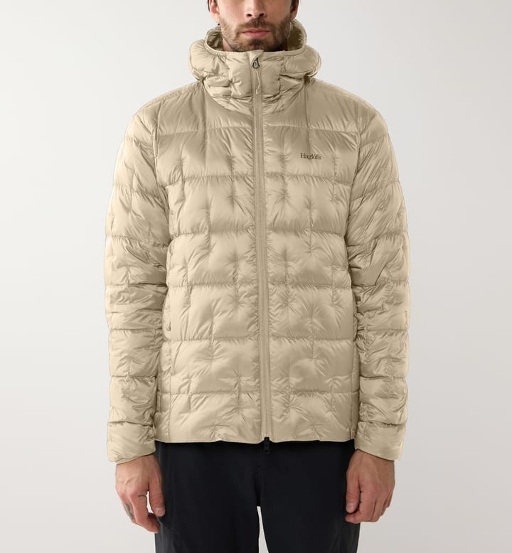 Haglöfs Men's Hede Down Hood Chalk Beige Haglöfs