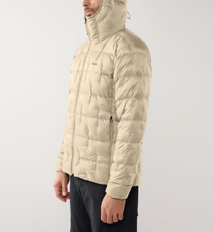 Haglöfs Men's Hede Down Hood Chalk Beige Haglöfs