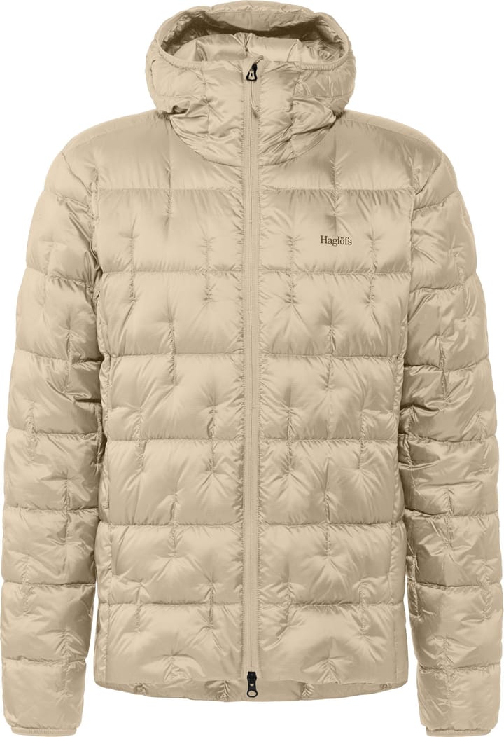 Haglöfs Men's Hede Down Hood Chalk Beige Haglöfs