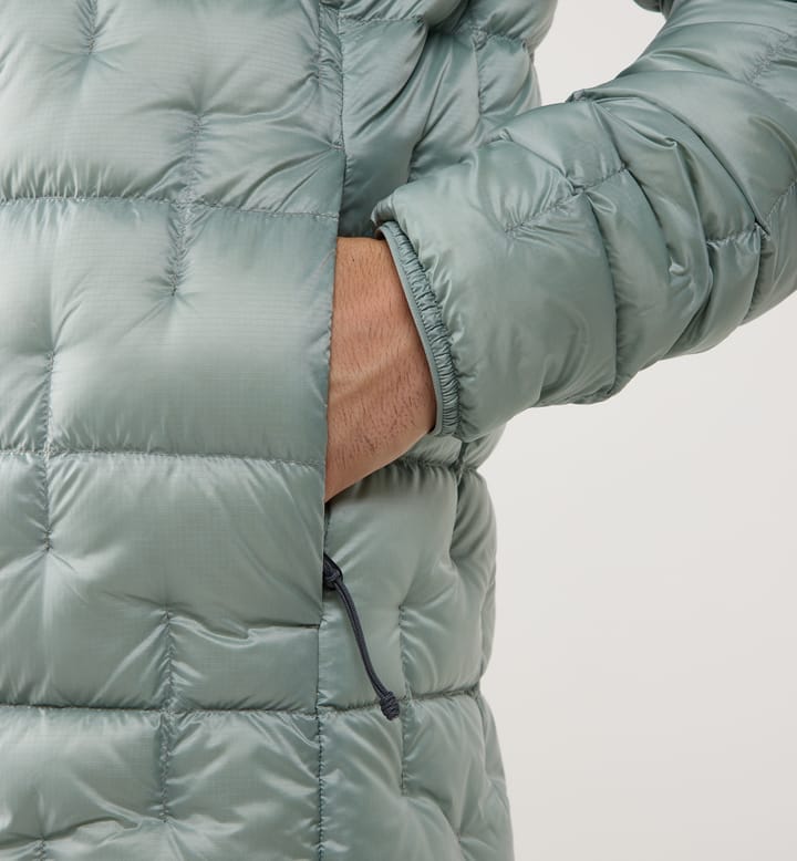 Haglöfs Men's Hede Down Hood Dew Green Haglöfs