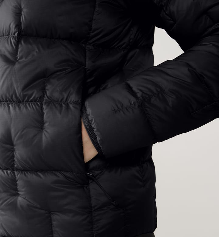 Haglöfs Women's Hede Down Hood True Black Haglöfs