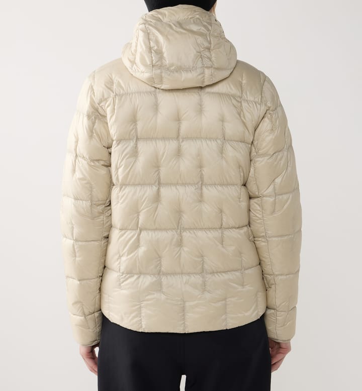 Haglöfs Women's Hede Down Hood Chalk Beige Haglöfs