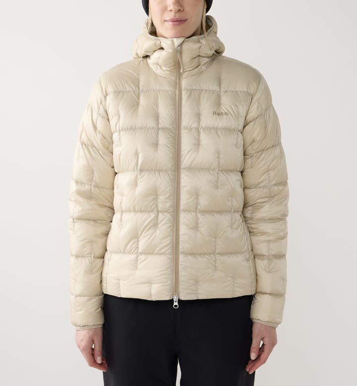 Haglöfs Women's Hede Down Hood Chalk Beige Haglöfs