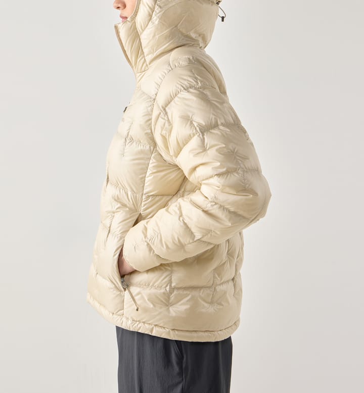 Haglöfs Women's Hede Down Hood Chalk Beige Haglöfs