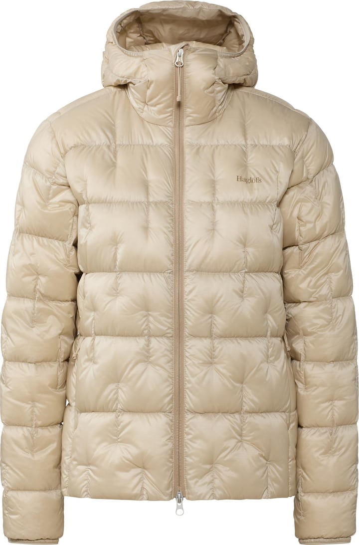 Haglöfs Women's Hede Down Hood Chalk Beige Haglöfs