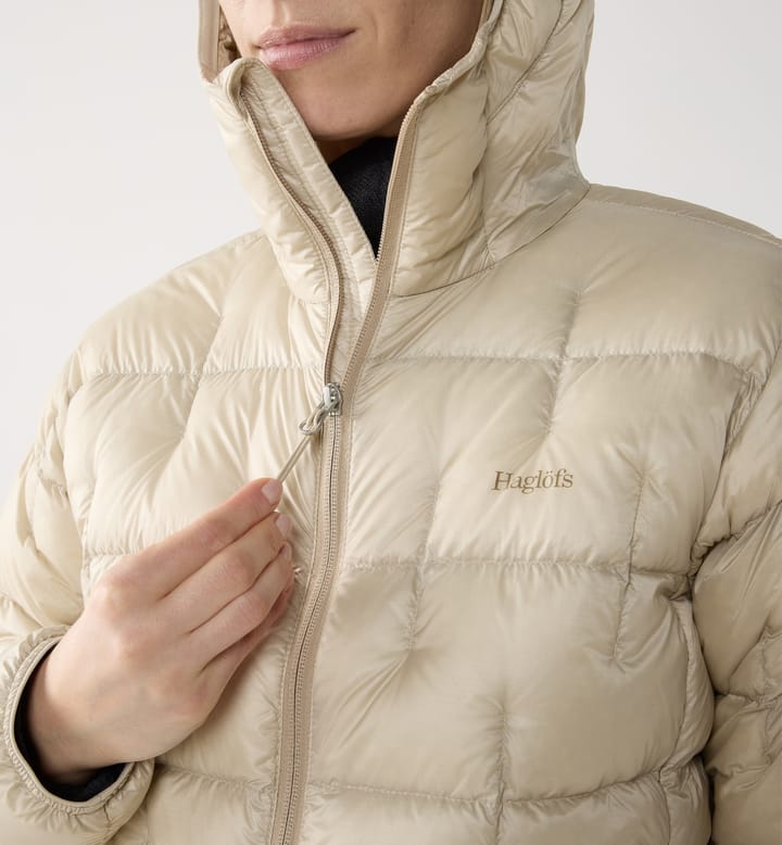 Haglöfs Women's Hede Down Hood Chalk Beige Haglöfs