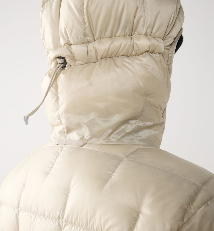 Haglöfs Women's Hede Down Hood Chalk Beige Haglöfs