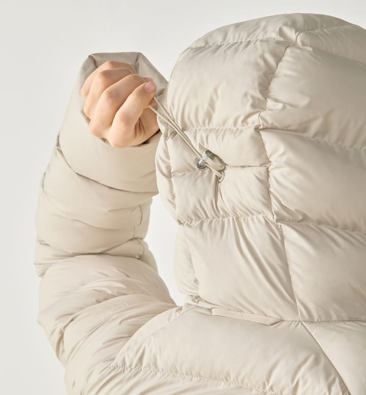 Haglöfs Women's Rosson Down Parka Chalk Beige Haglöfs