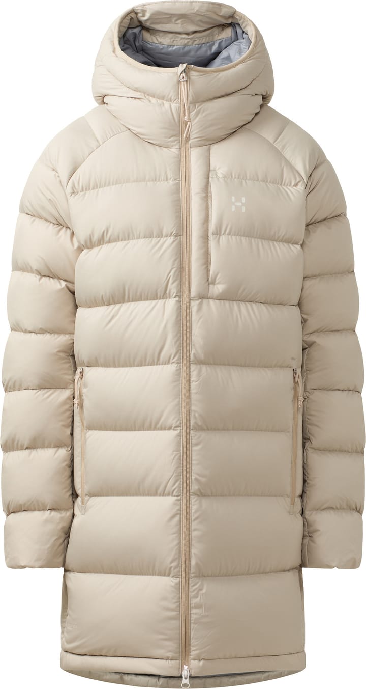 Haglöfs Women's Rosson Down Parka Chalk Beige Haglöfs