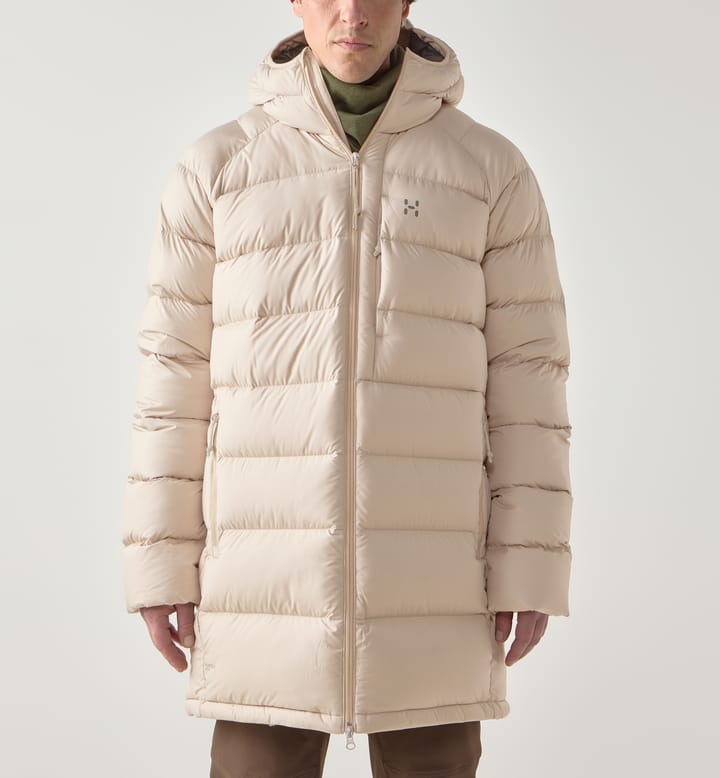 Haglöfs Rosson Down Parka Men Chalk Beige Haglöfs Haglöfs Rosson Down Parka Men Chalk Beige Haglöfs