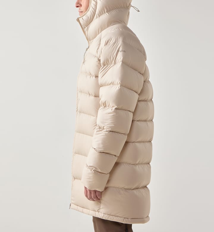 Haglöfs Rosson Down Parka Men Chalk Beige Haglöfs Haglöfs Rosson Down Parka Men Chalk Beige Haglöfs
