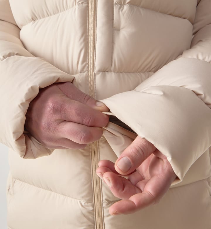 Haglöfs Rosson Down Parka Men Chalk Beige Haglöfs Haglöfs Rosson Down Parka Men Chalk Beige Haglöfs