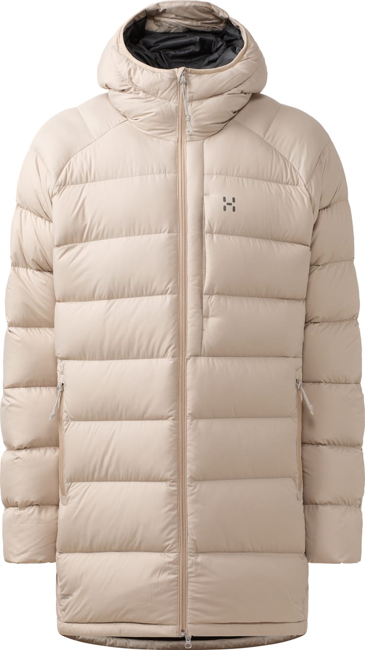 Haglöfs Rosson Down Parka Men Chalk Beige Haglöfs Haglöfs Rosson Down Parka Men Chalk Beige Haglöfs