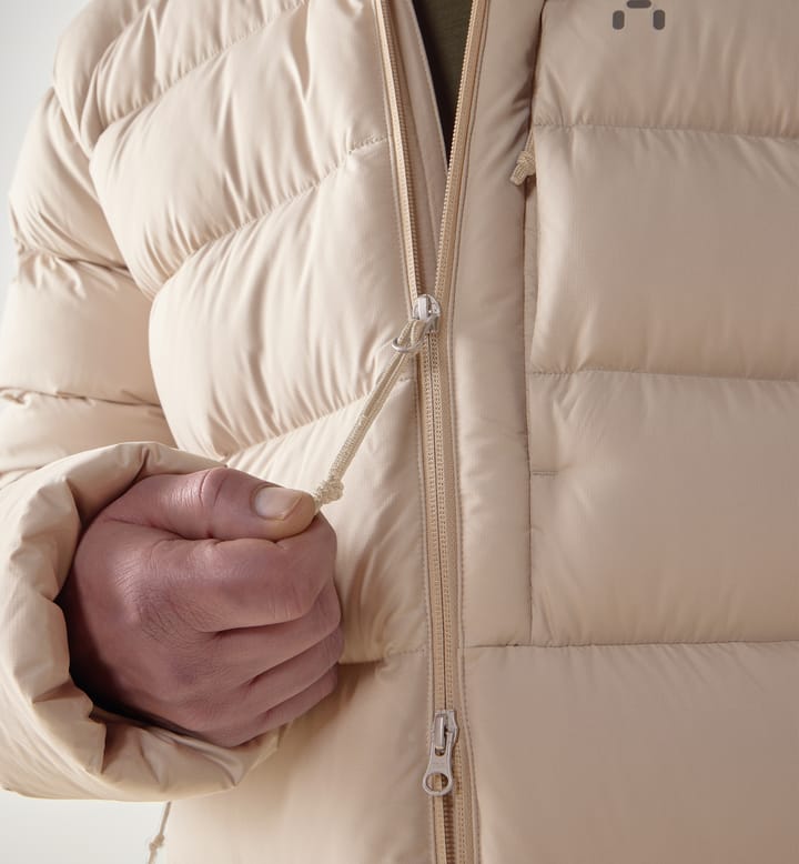 Haglöfs Rosson Down Parka Men Chalk Beige Haglöfs Haglöfs Rosson Down Parka Men Chalk Beige Haglöfs