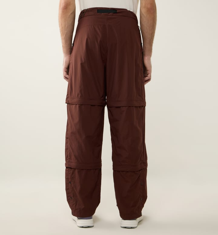 Haglöfs Men's Solis Zip Off Pant Maroon Trail Haglöfs