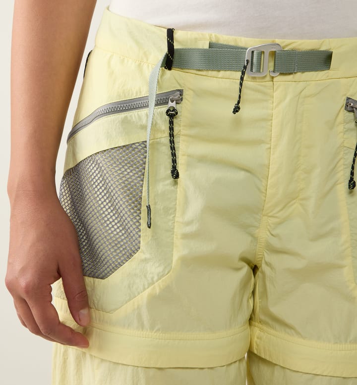 Haglöfs Women's Solis Zip Off Pant Yellow Rise Haglöfs
