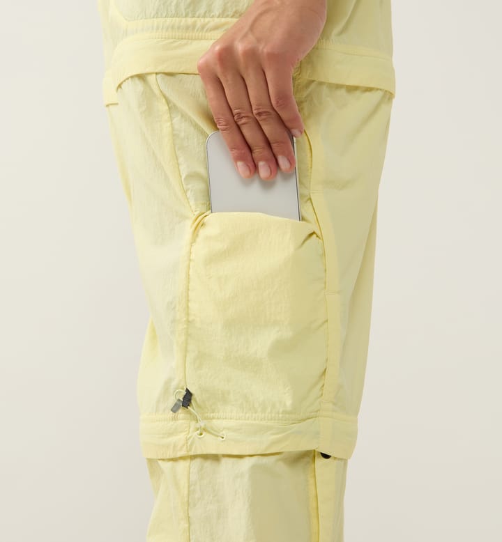 Haglöfs Women's Solis Zip Off Pant Yellow Rise Haglöfs