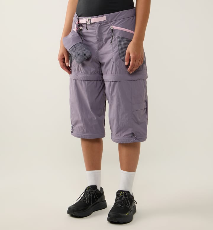 Haglöfs Women's Solis Zip Off Pant Purple Fog Haglöfs