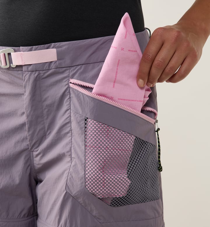 Haglöfs Women's Solis Zip Off Pant Purple Fog Haglöfs