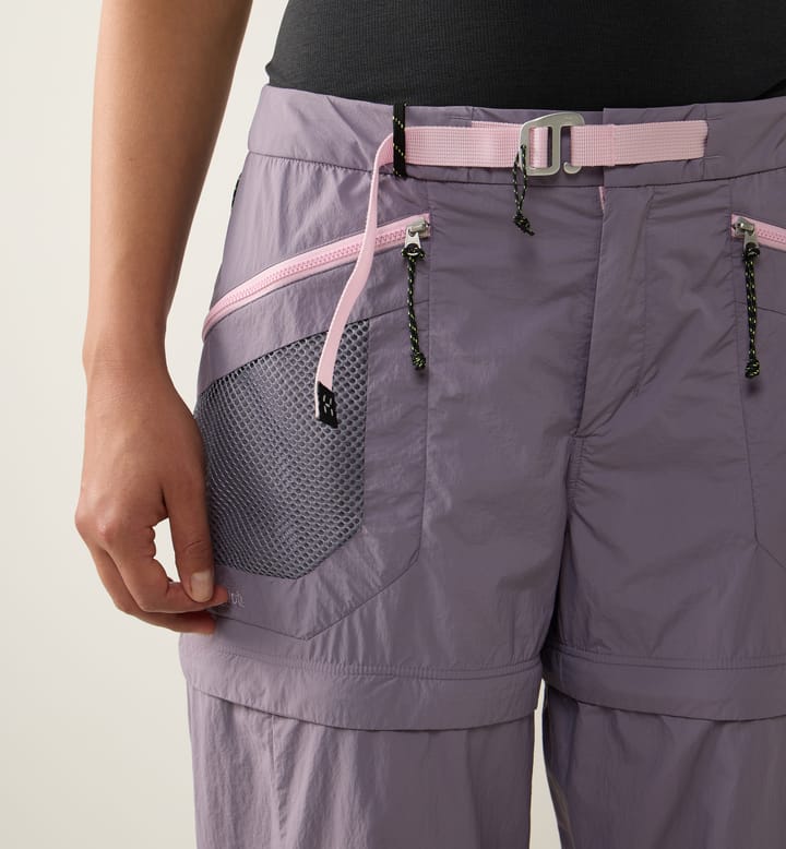 Haglöfs Women's Solis Zip Off Pant Purple Fog Haglöfs