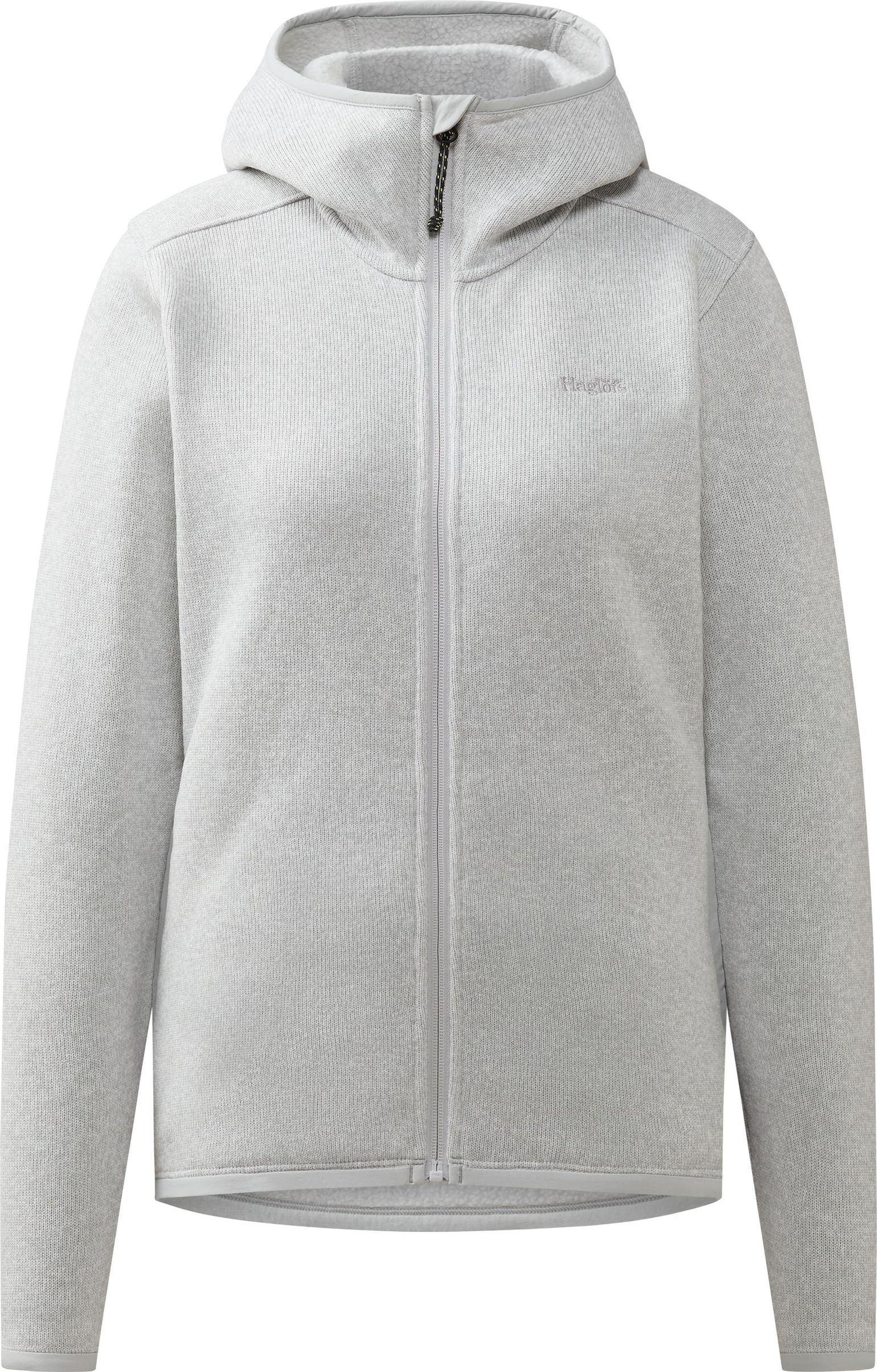 Haglöfs Women's Swook II Mid Hood Stone Grey/soft White