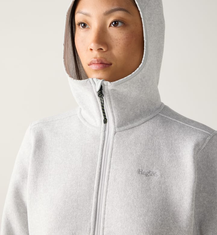 Haglöfs Women's Swook II Mid Hood Stone Grey/soft White Haglöfs