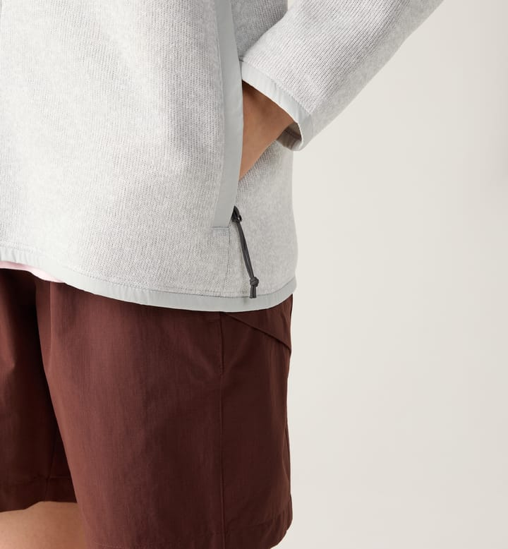 Haglöfs Women's Swook II Mid Hood Stone Grey/soft White Haglöfs