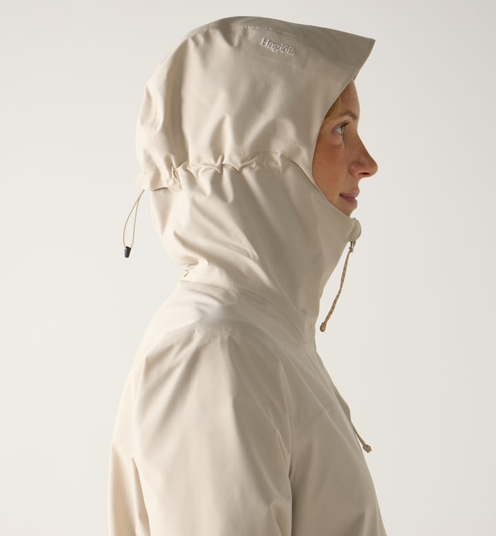 Haglöfs Women's Ozka Proof Jacket Chalk Beige Haglöfs