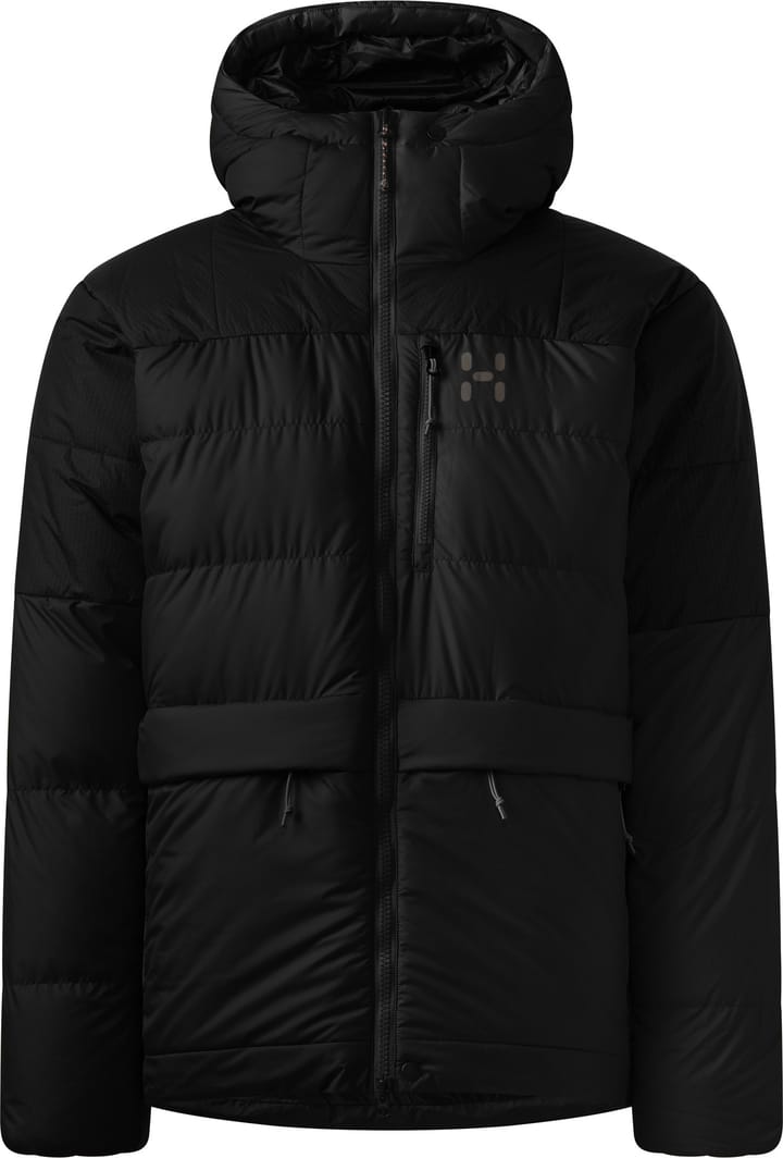 Haglöfs Men's Riksgränsen Down 850 II Hood True Black Haglöfs