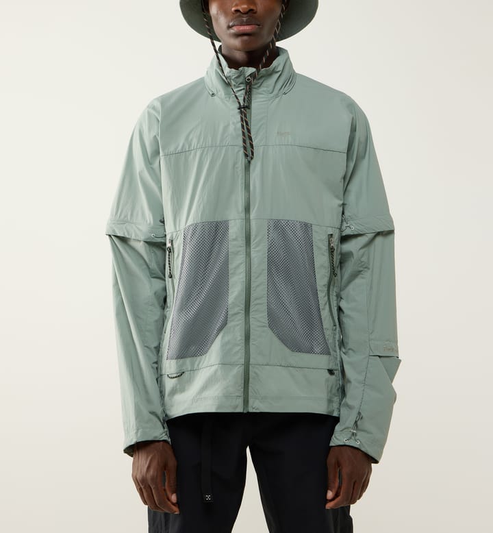 Haglöfs Men's Solis Zip Off Jacket Dew Green Haglöfs