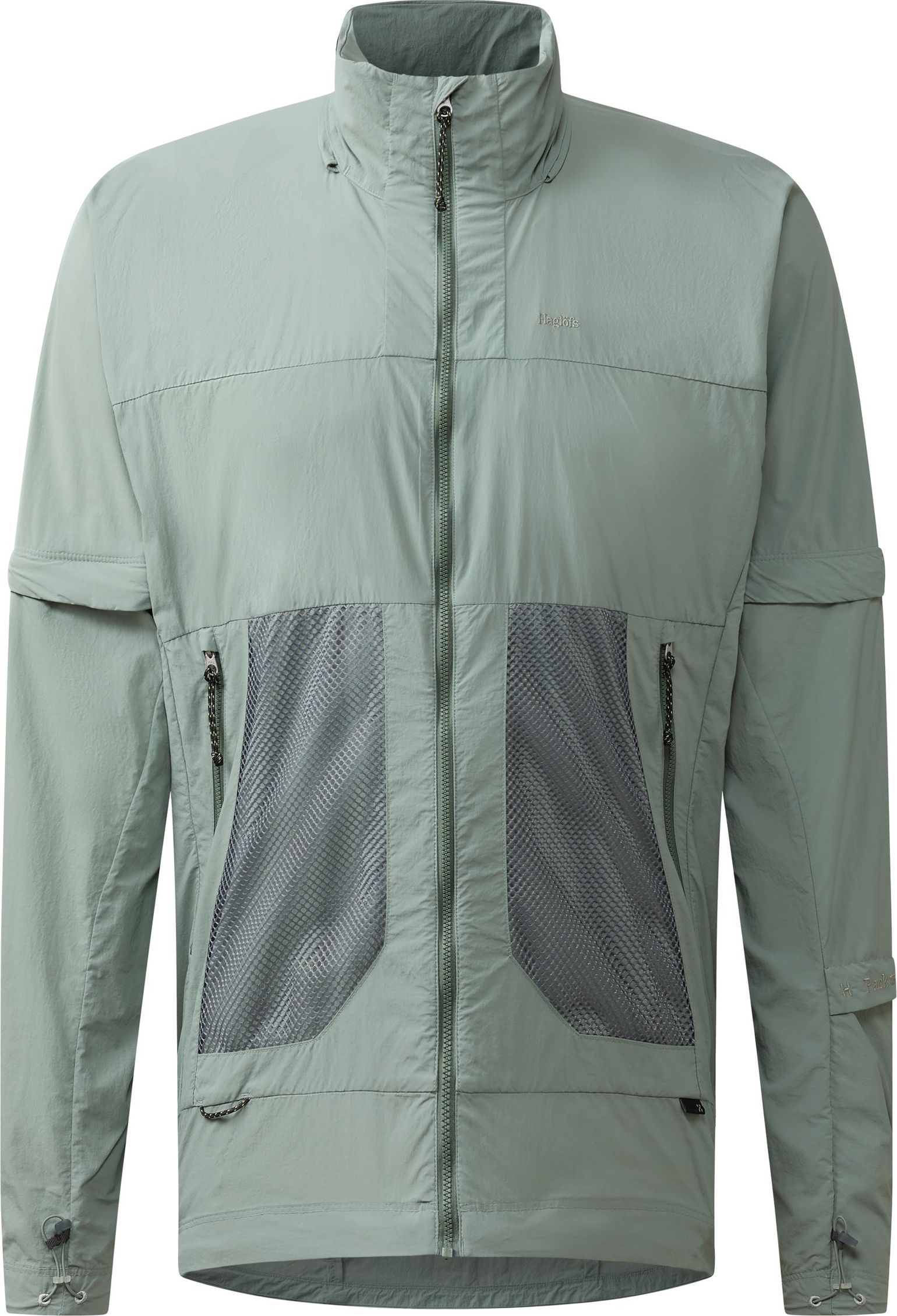 Haglöfs Men's Solis Zip Off Jacket Dew Green