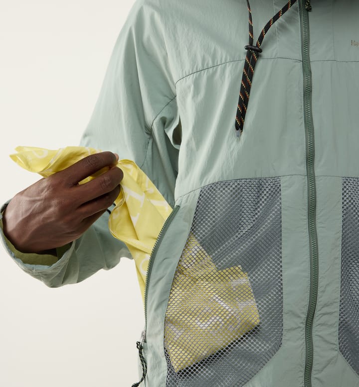 Haglöfs Men's Solis Zip Off Jacket Dew Green Haglöfs