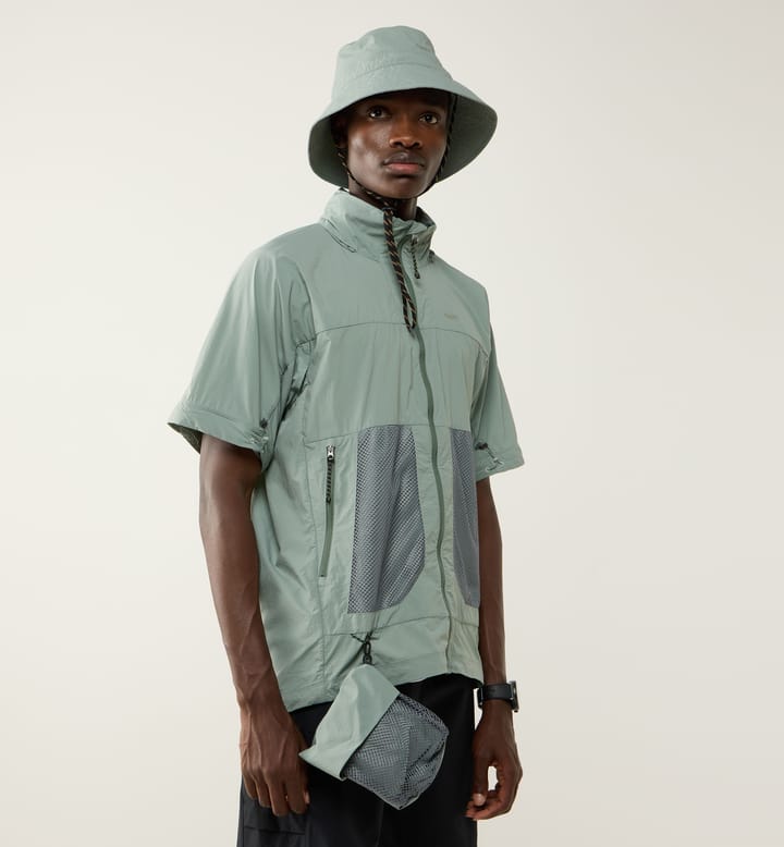 Haglöfs Men's Solis Zip Off Jacket Dew Green Haglöfs