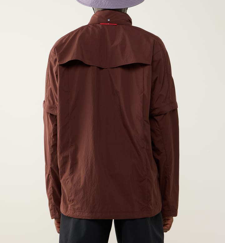 Haglöfs Men's Solis Zip Off Jacket Maroon Trail Haglöfs