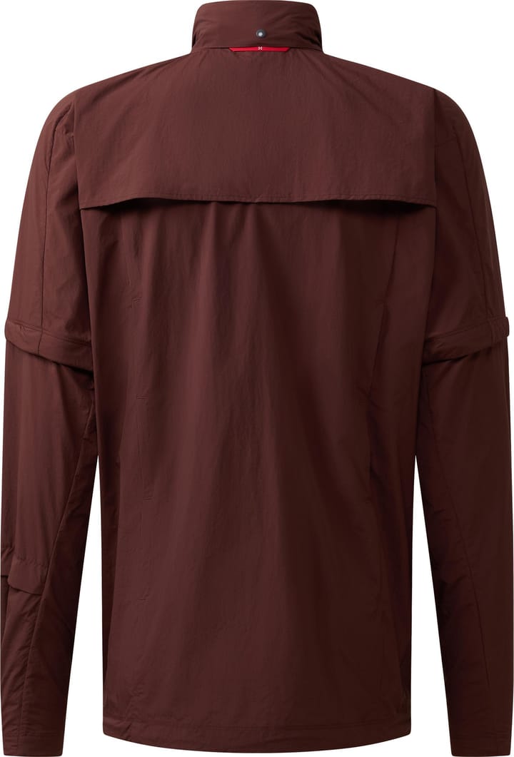Haglöfs Men's Solis Zip Off Jacket Maroon Trail Haglöfs