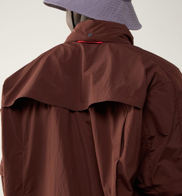 Haglöfs Men's Solis Zip Off Jacket Maroon Trail Haglöfs