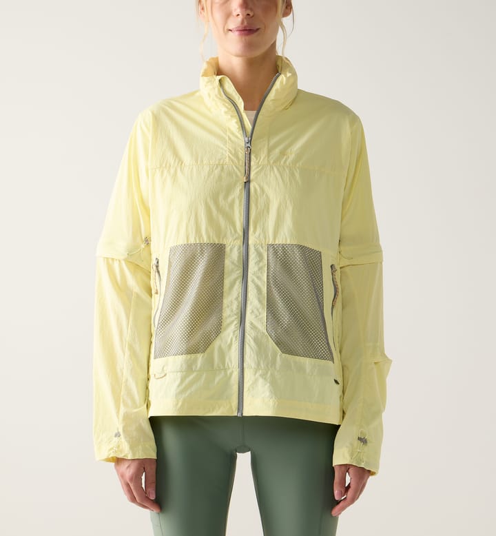 Haglöfs Women's Solis Zip Off Jacket Yellow Rise Haglöfs