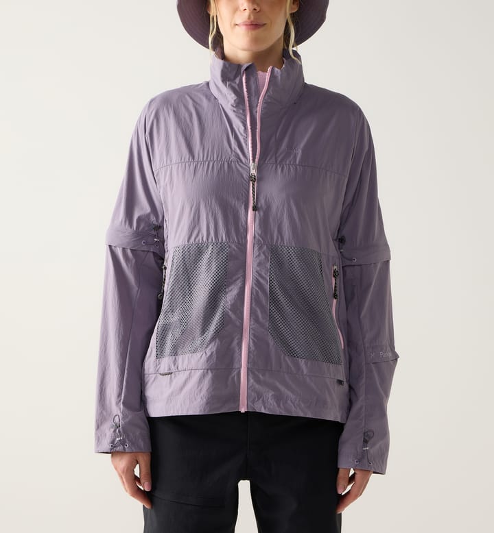 Haglöfs Women's Solis Zip Off Jacket Purple Fog Haglöfs