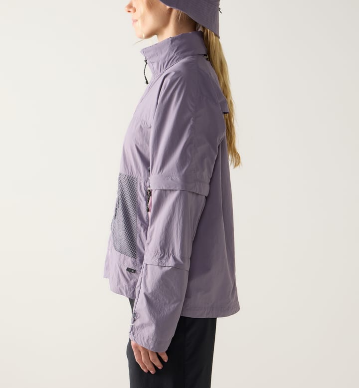 Haglöfs Women's Solis Zip Off Jacket Purple Fog Haglöfs