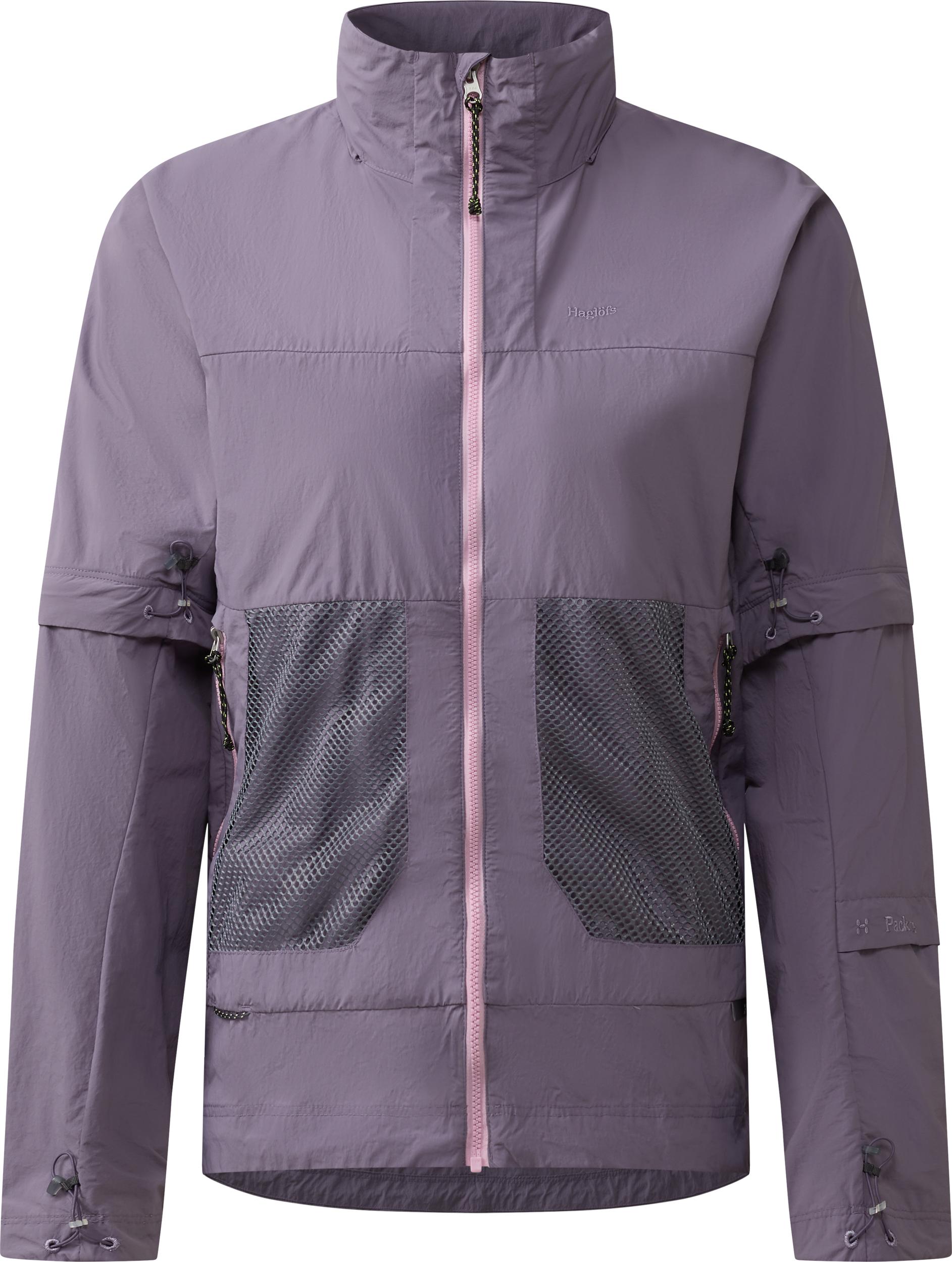 Hagl&ouml;fs Women's Solis Zip Off Jacket Purple Fog
