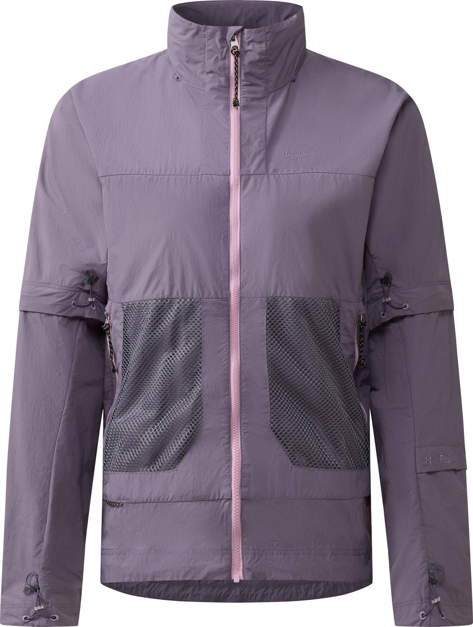 Haglöfs Women's Solis Zip Off Jacket Purple Fog